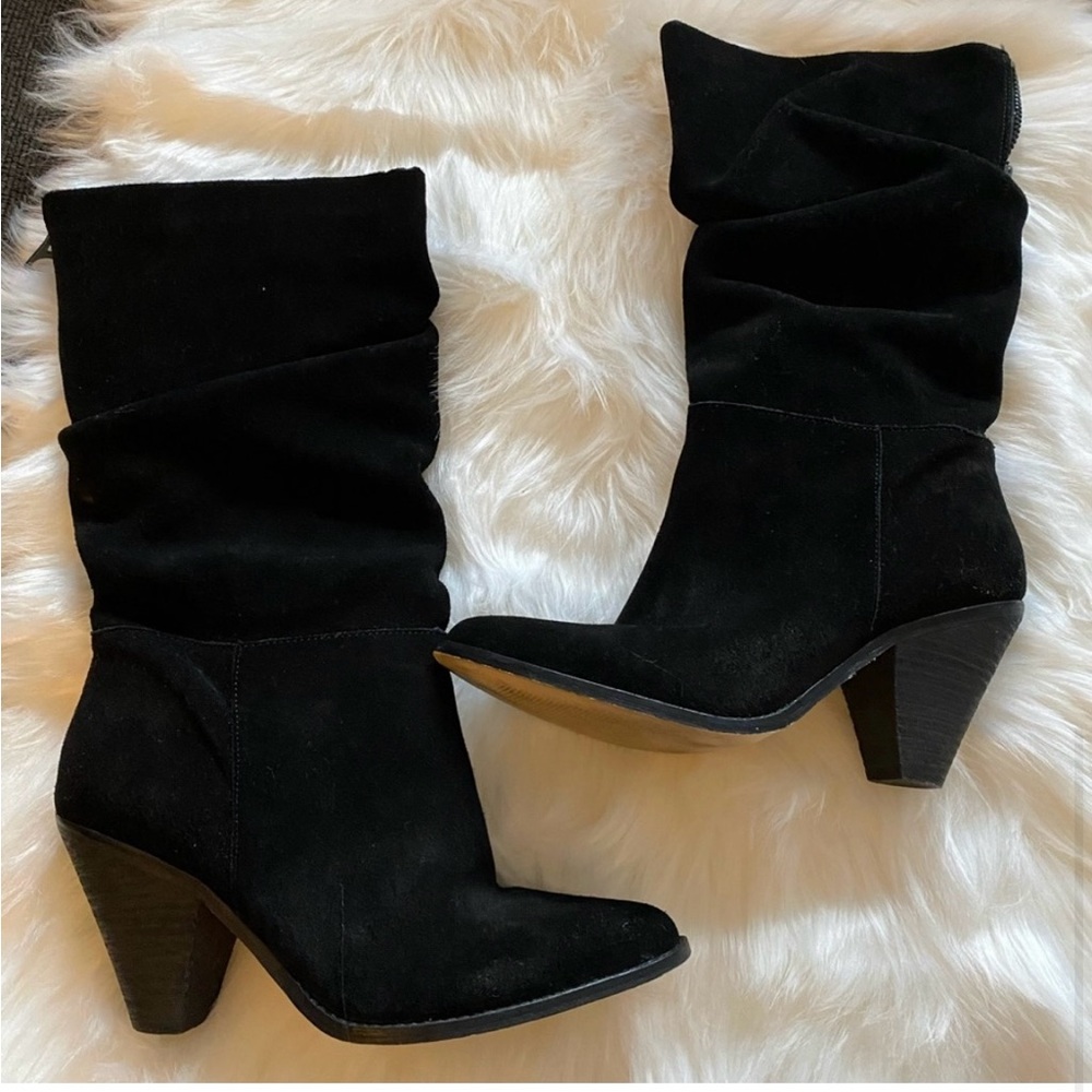 Chinese Laundry Stella Suede Slouch Boots
